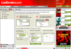 Ladbrokes Poker Lobby