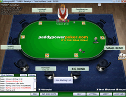 Paddy Power Poker Table