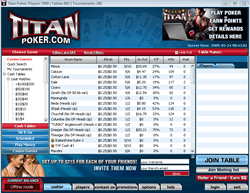 Titan Poker Lobby